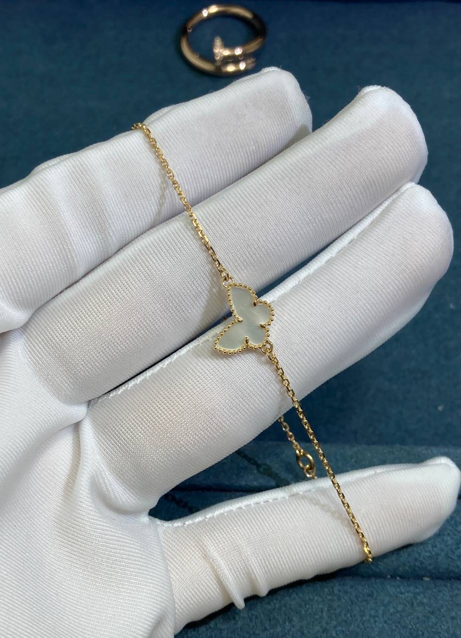 VC Mother-Of-Pearl butterfly bracelet mini model