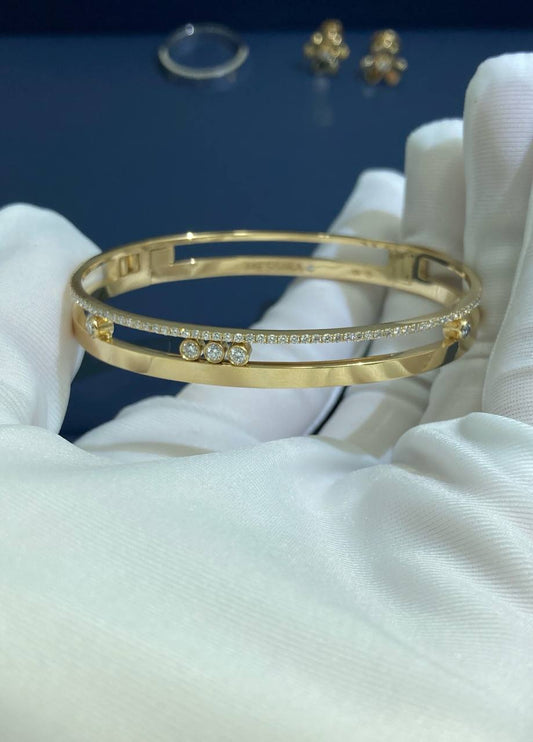 Mssk bracelet with pavé diamonds