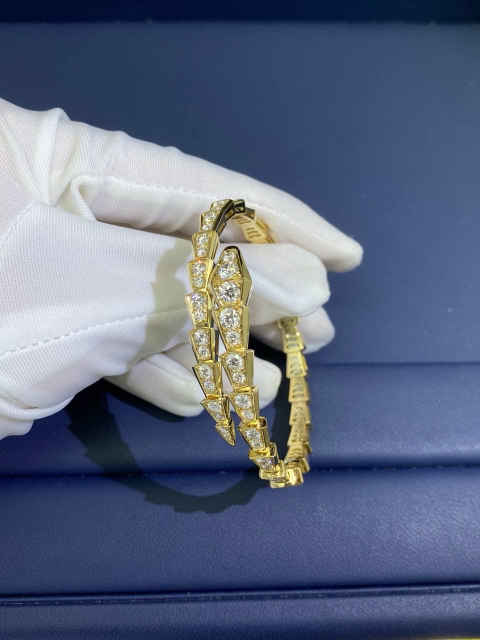 Serpent Diamond Bracelet
