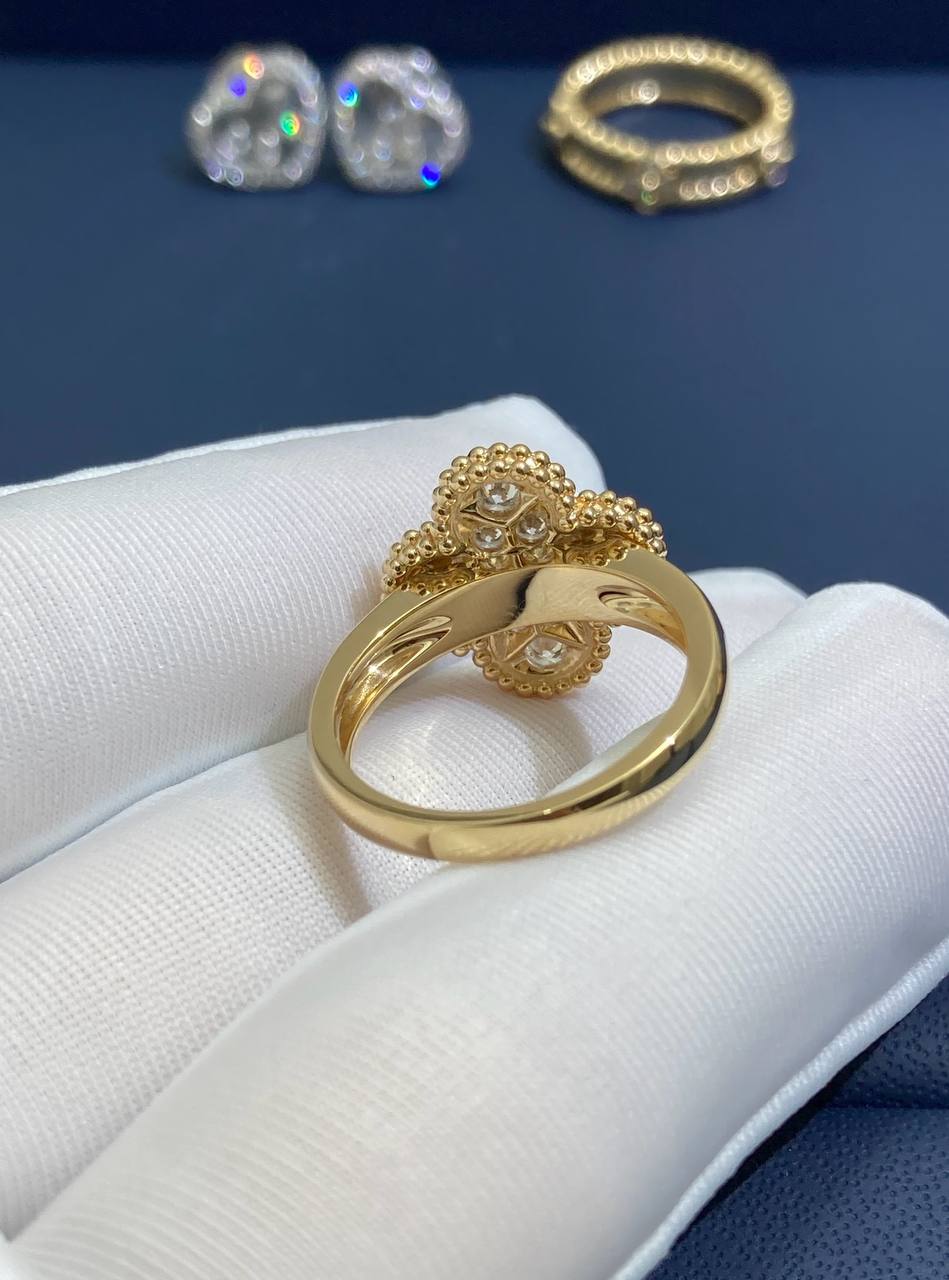 VC pavé diamond ring