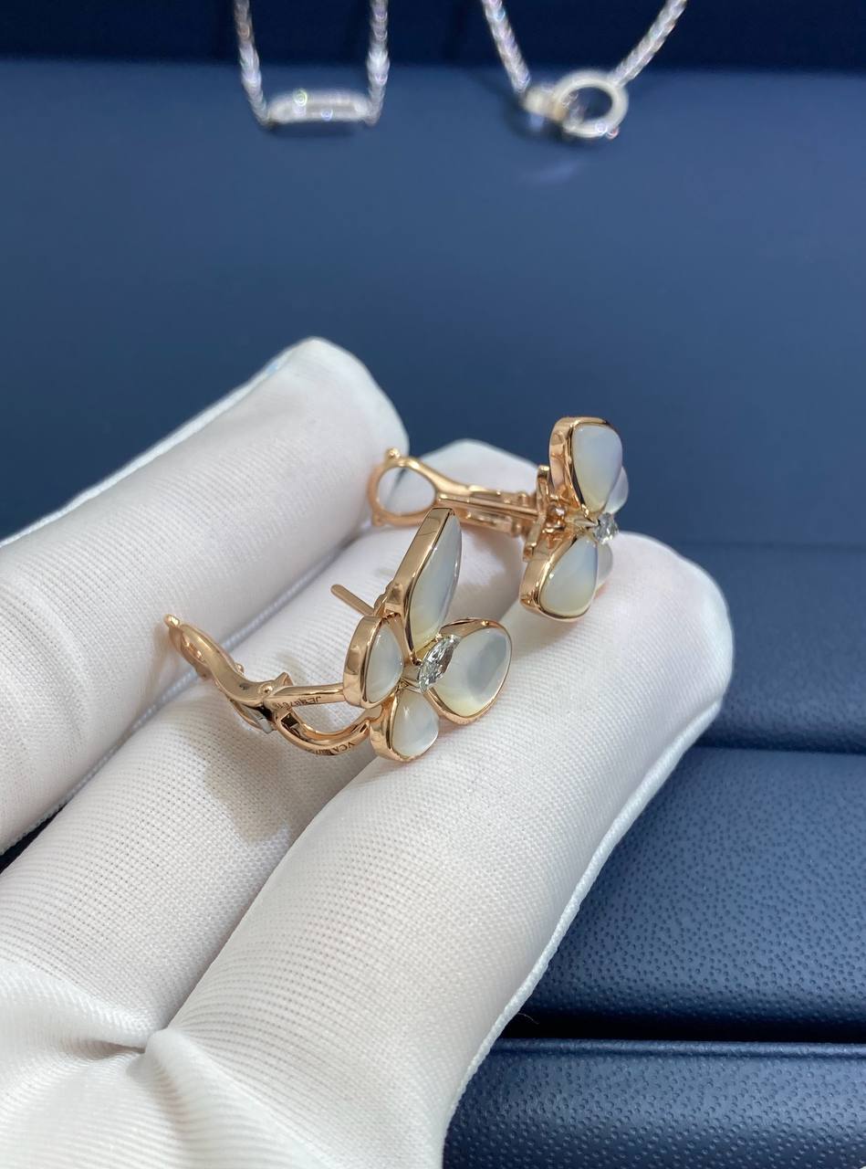 VC butterfly earrings