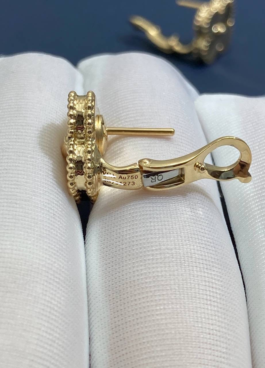 VC Guilloché earrings