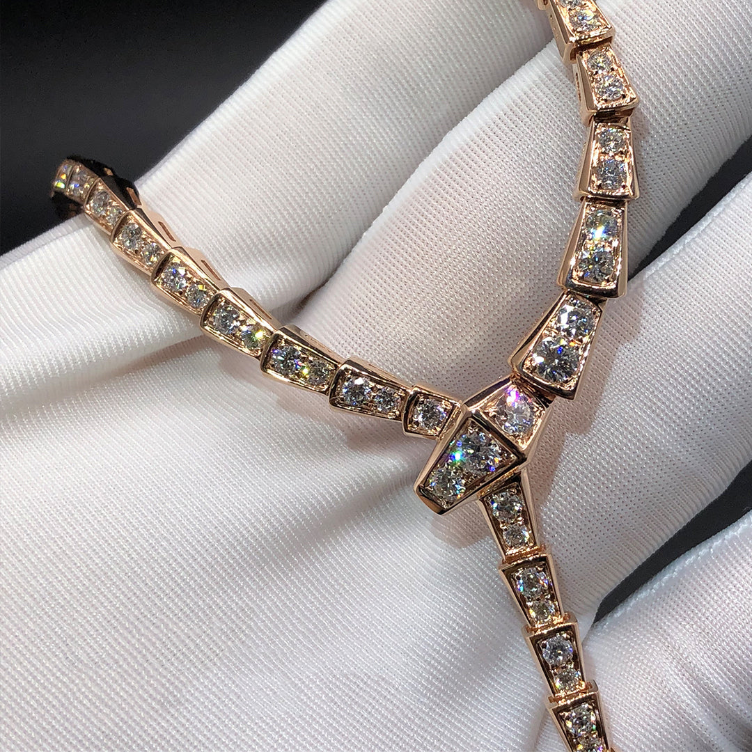 Serpent Diamond necklace