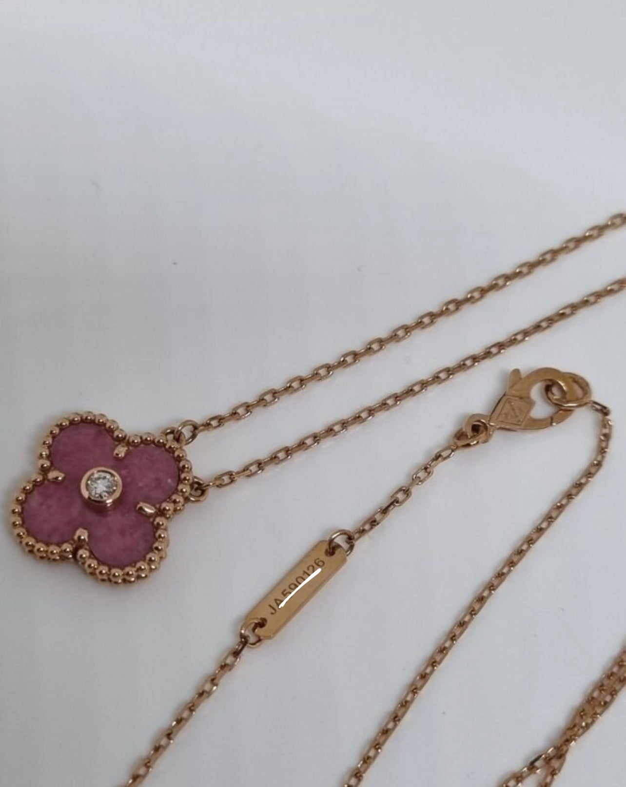 VC rhodonite Holiday pendant