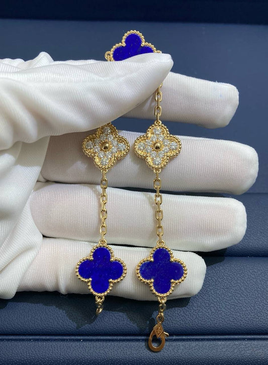 VC bracelet with Lapis Lazuli and diamonds