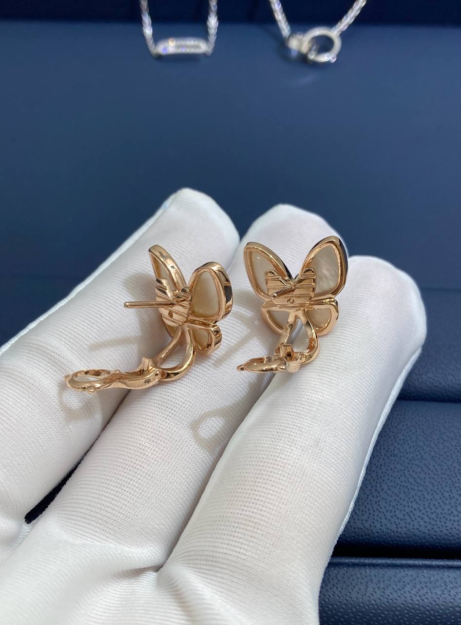 VC butterfly earrings