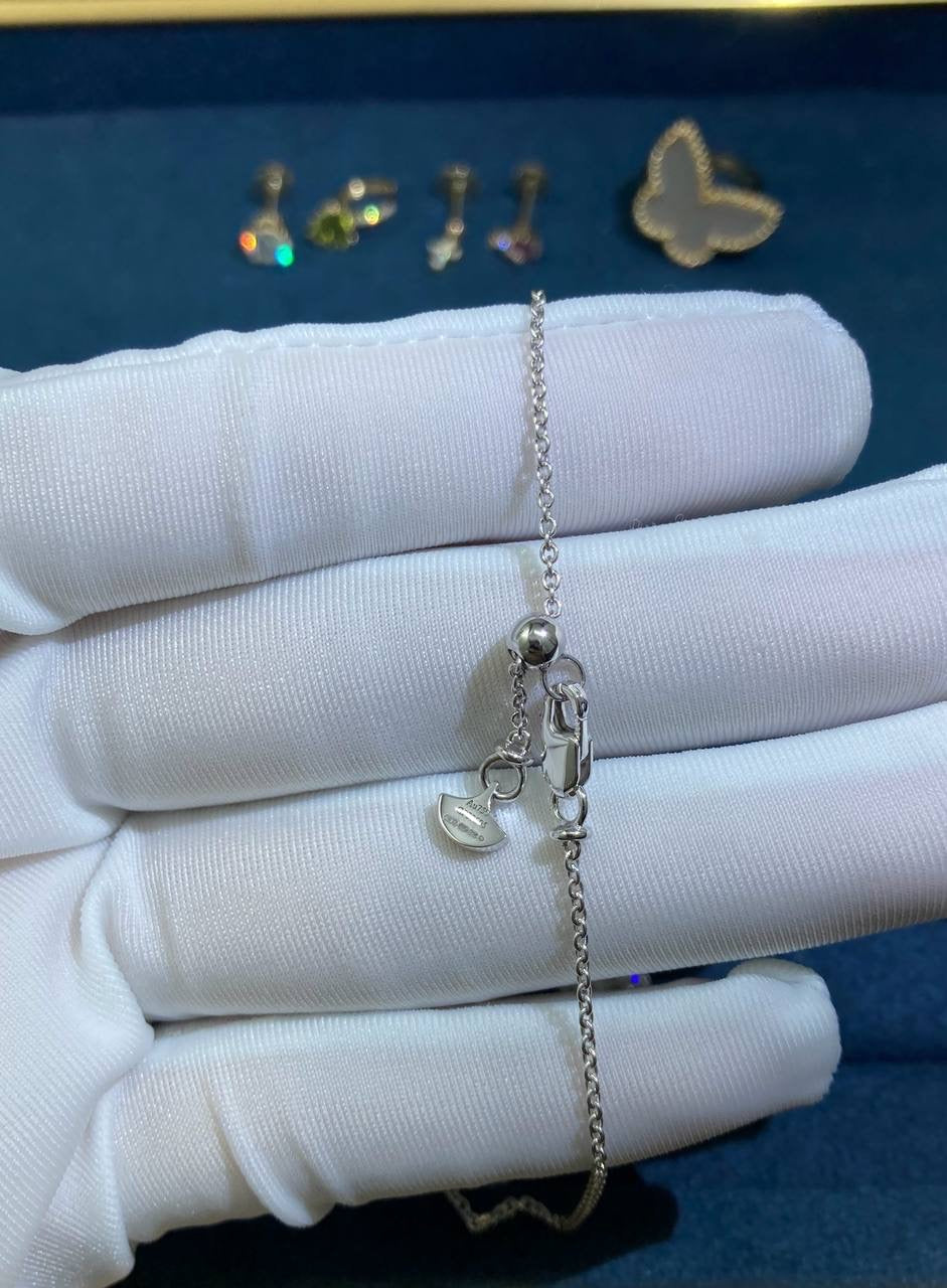 Grf diamond butterflies necklace