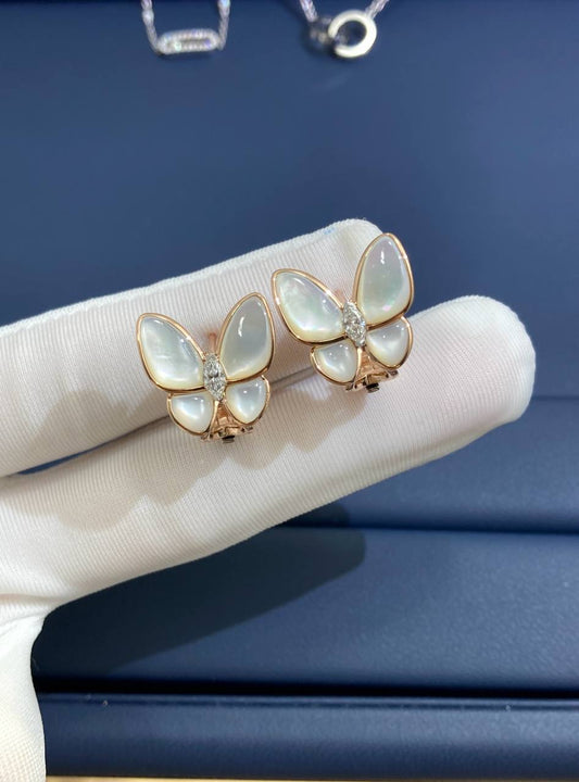 VC butterfly earrings