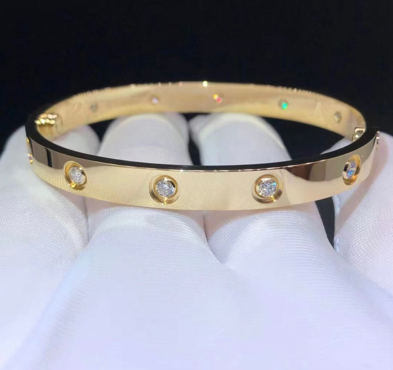 Love bracelet 10 diamonds