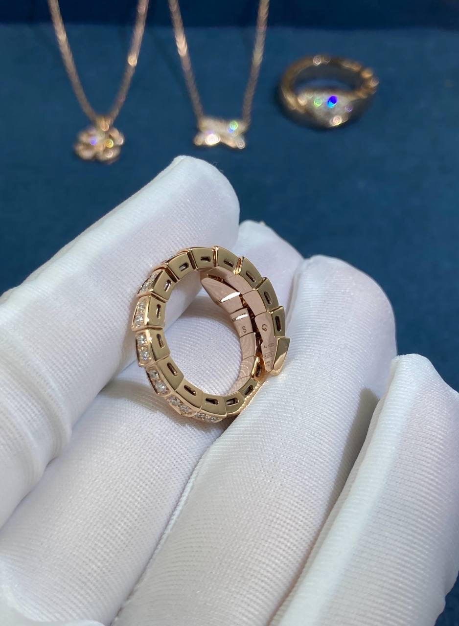 Serpent Diamond ring small model