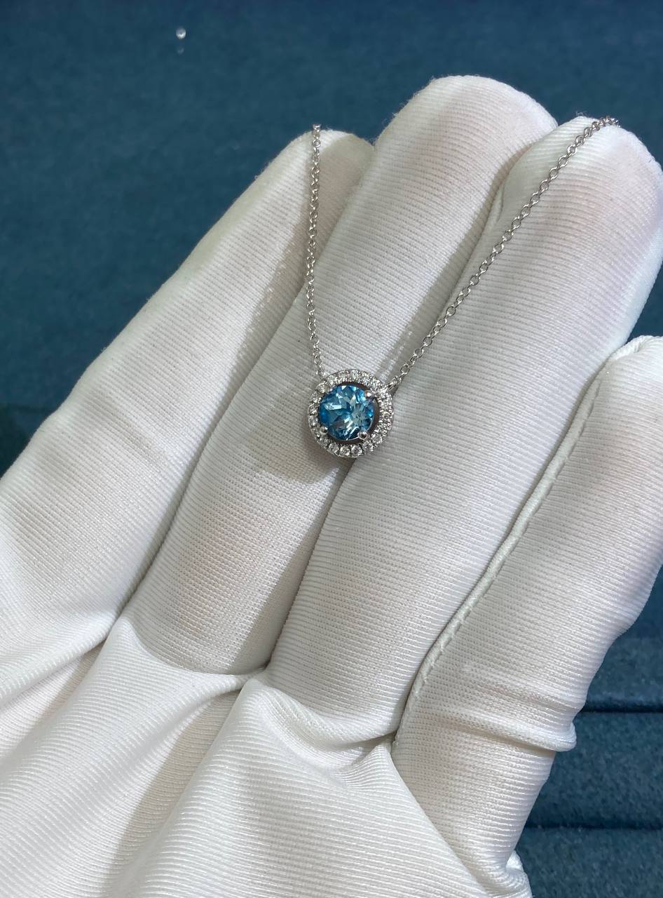 TC Aqumarine pendant