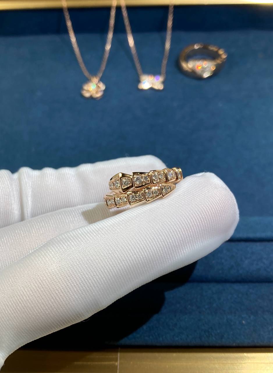 Serpent Diamond ring small model
