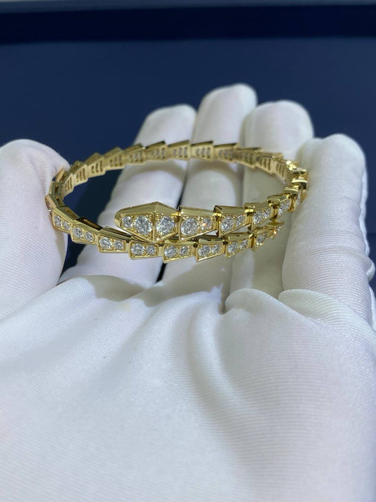 Serpent Diamond Bracelet