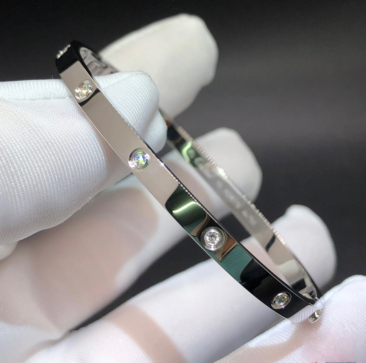 Love Bracelet small model with diamonds