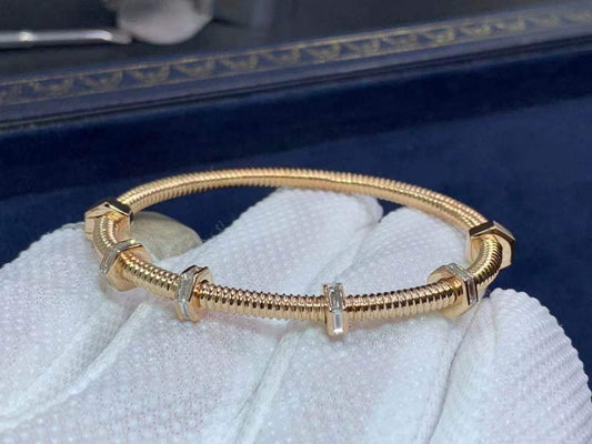 Ecrou bracelet with diamonds