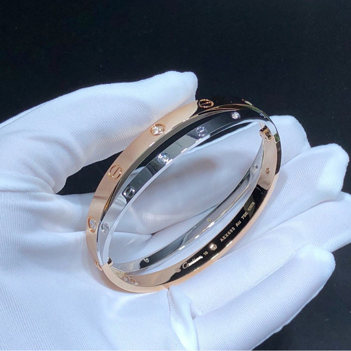 Love bracelet double bangle