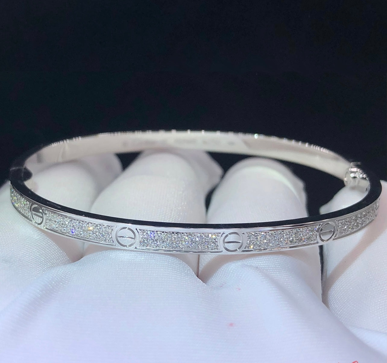 Love Bracelet small model Paved