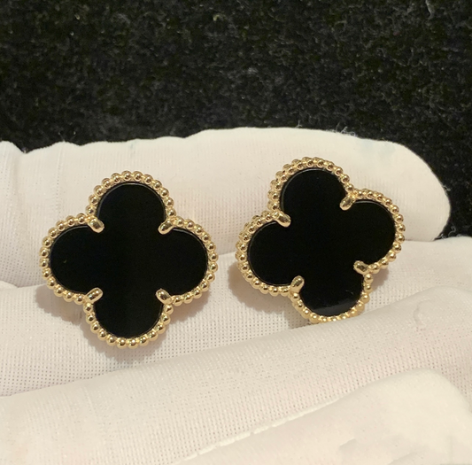 VC Onyx earrings