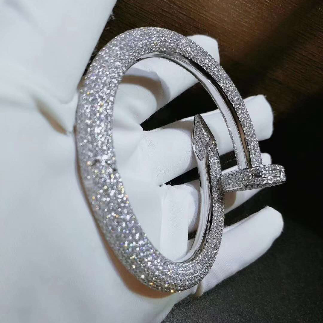 Juste Un Clou diamonds full pavé model L